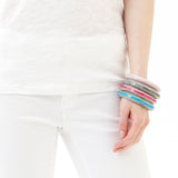 Light Grey Pebble Bangle - Swaziland